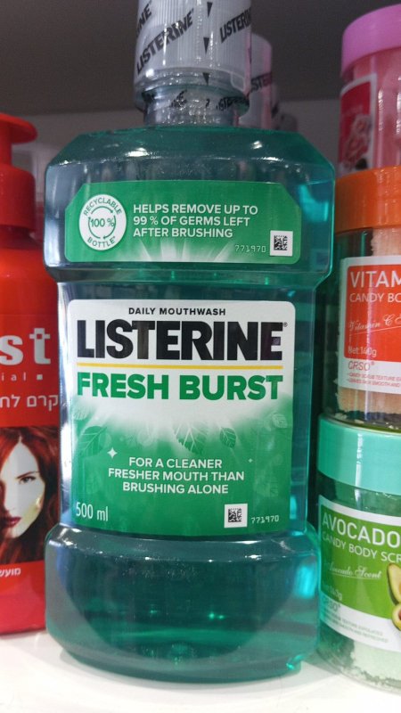 DAILY MOUTHWASH LISTERINE FRESH BURST